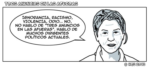 Tres anuncios en las afueras