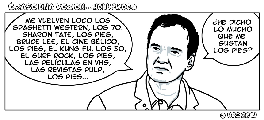 Once upon a time in Hollywood Viñeta