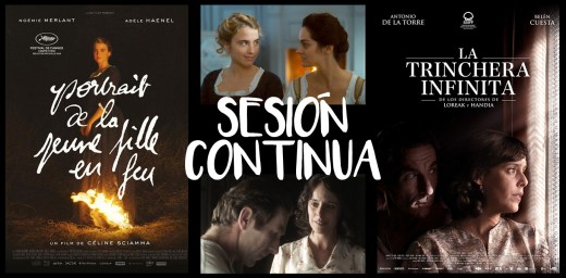 Sesión continua_Retrato de una mujer en llamas y La trinchera infinita copy